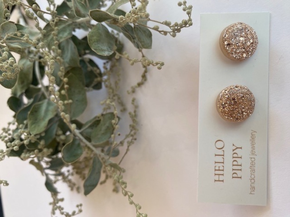 Handcrafted Sparkle Earrings 