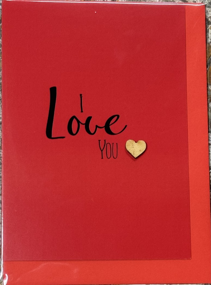 I love you card