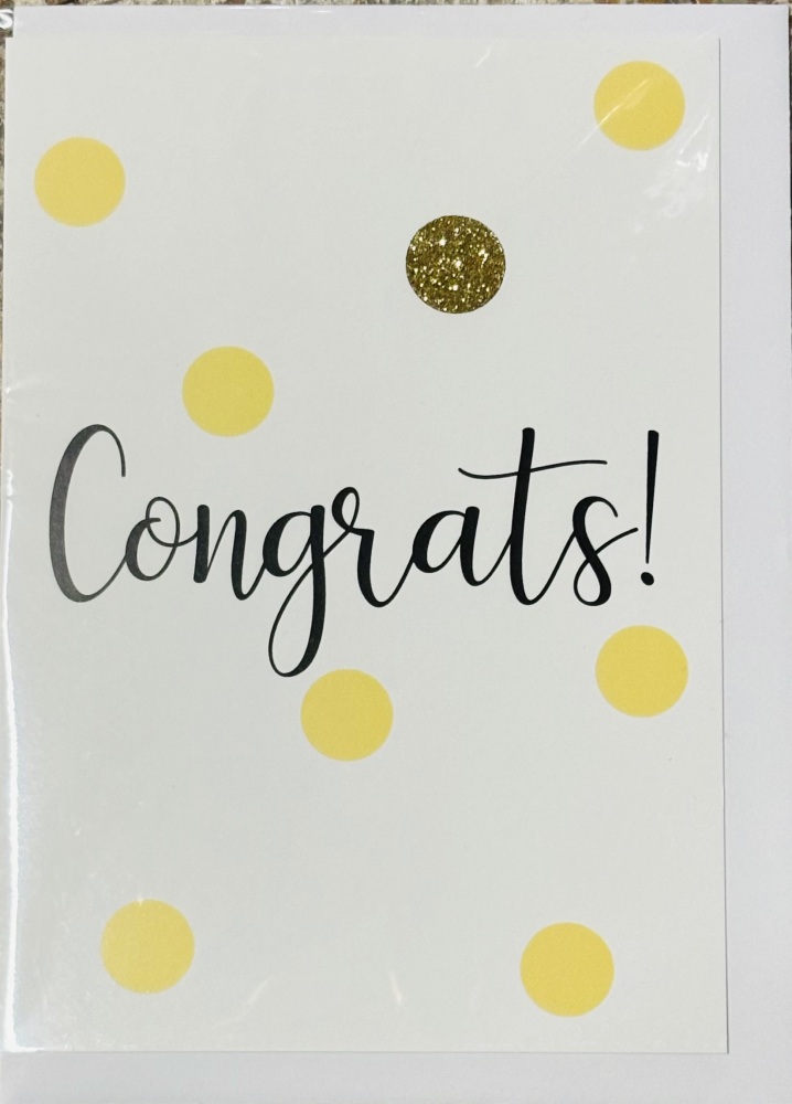 Dotty Congrats Card