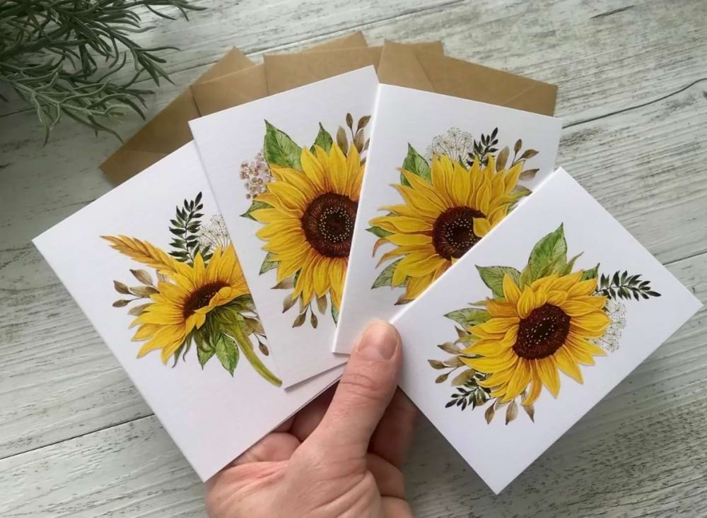 Sunflower Bloom Card