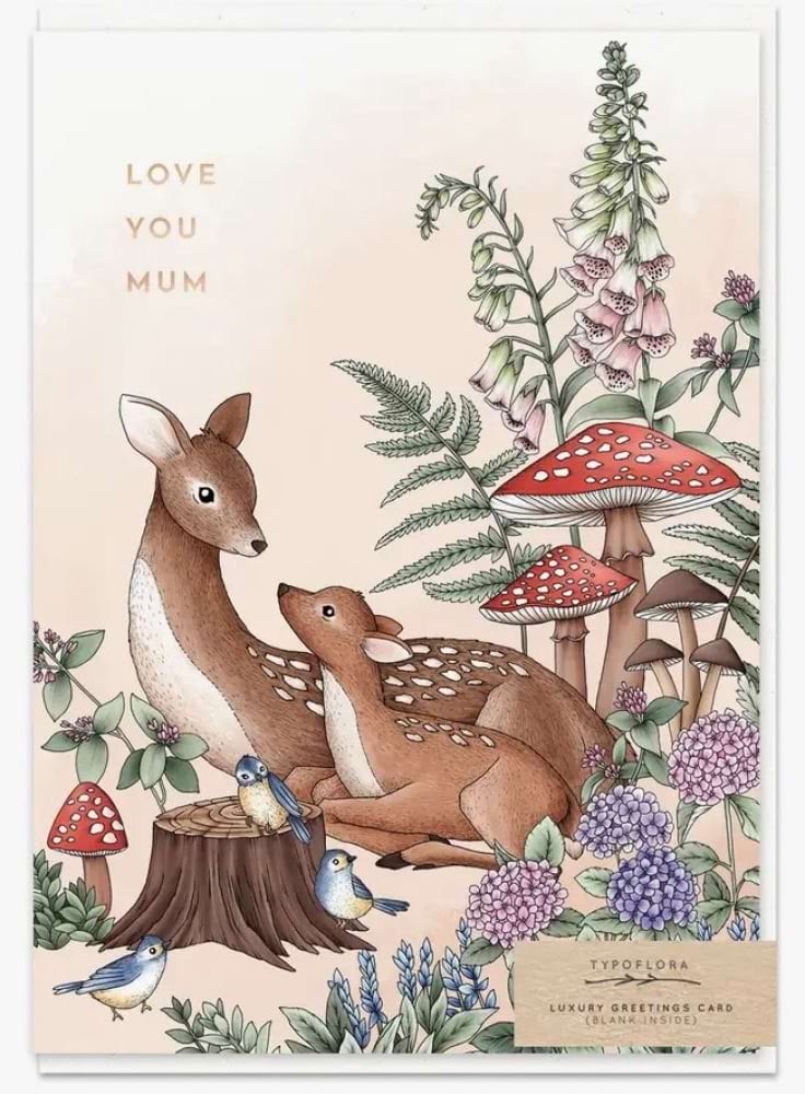 Deer Love You Mum Card