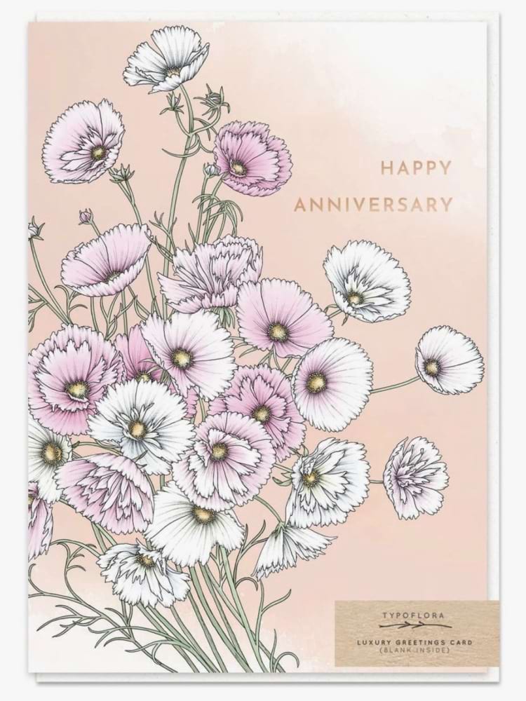 Cosmos Anniversary Card