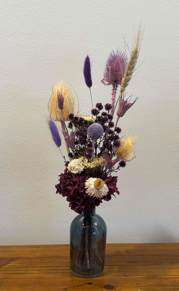 Callie Purple Preserve Arrangement