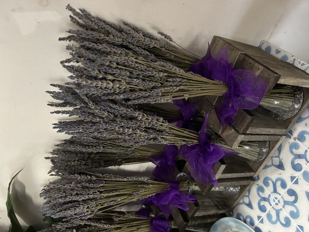 Dried Lavender Vase