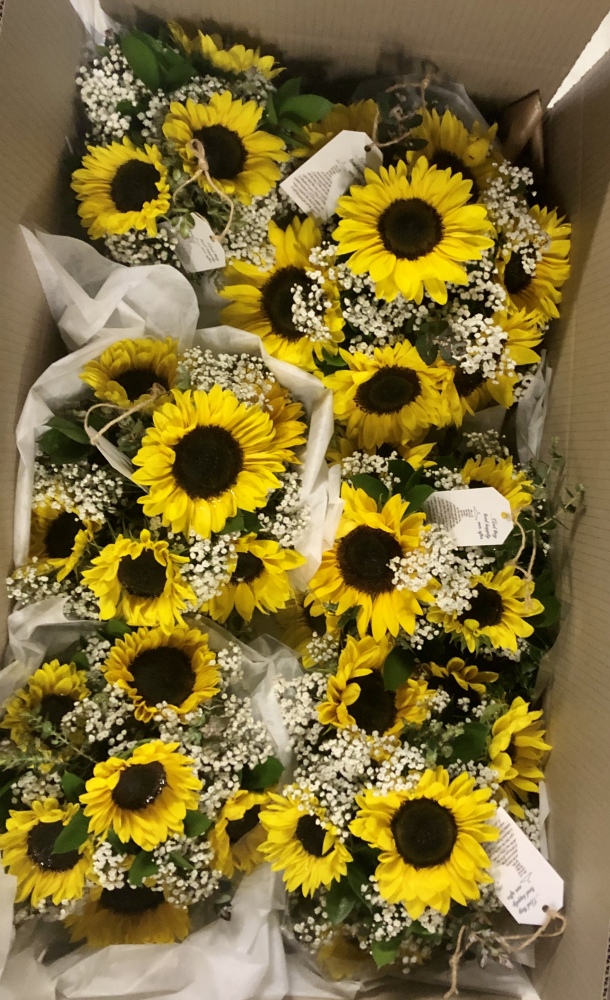 Sunflower Wedding Bouquets