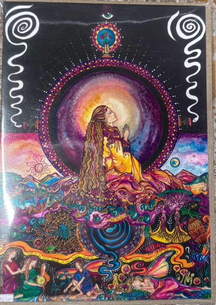 Vibrant Prays Card 