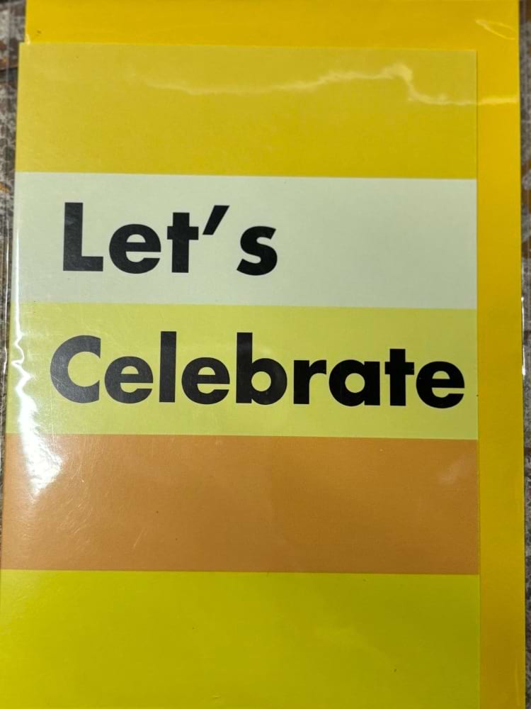 Let’s Celebrate Card