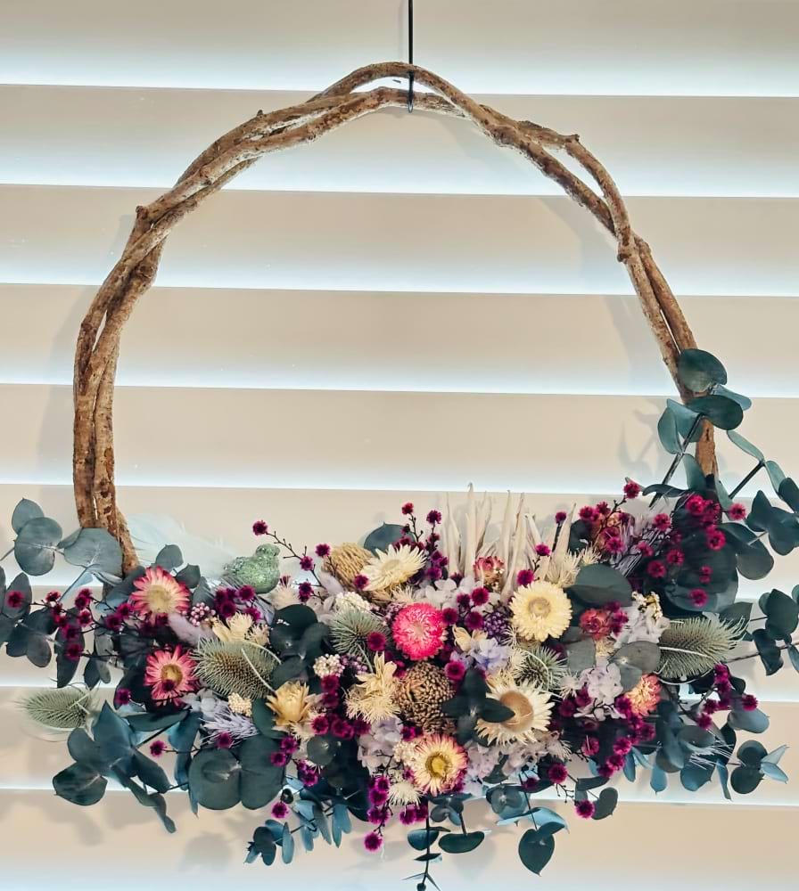 Field Of Flowers Wreath