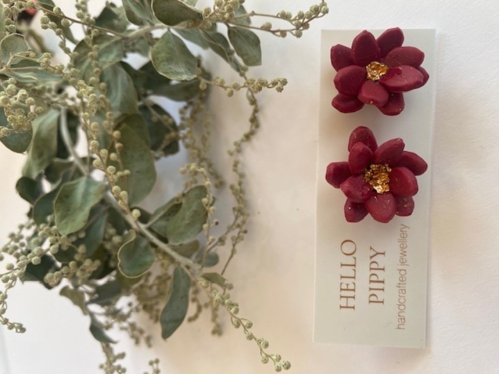 Flower Me Handcrafted Earrings 