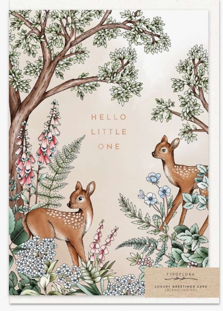 Deer Baby Card