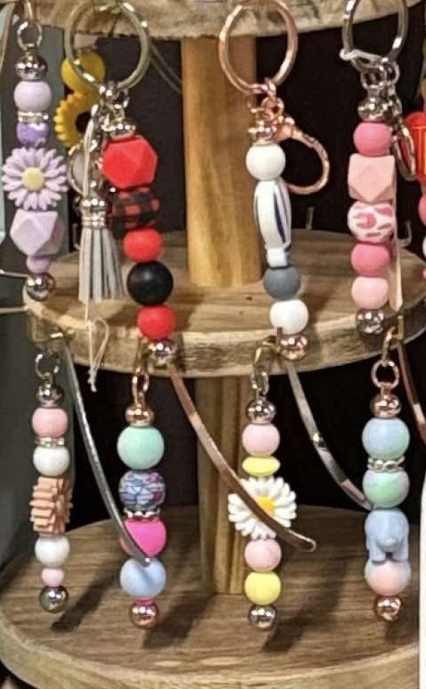 Funky Beaded Keyring