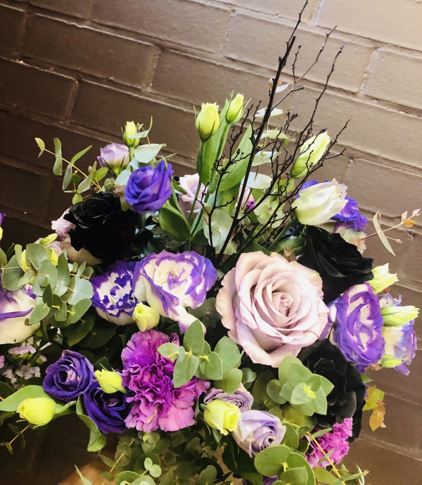 Mauve Bridal Bouquet