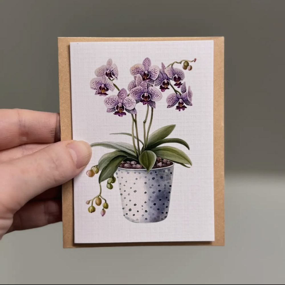 Orchid - Mini Card