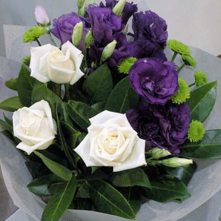 Lisianthus & Rose Bouquet