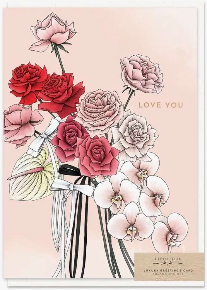 Rose Love You Card