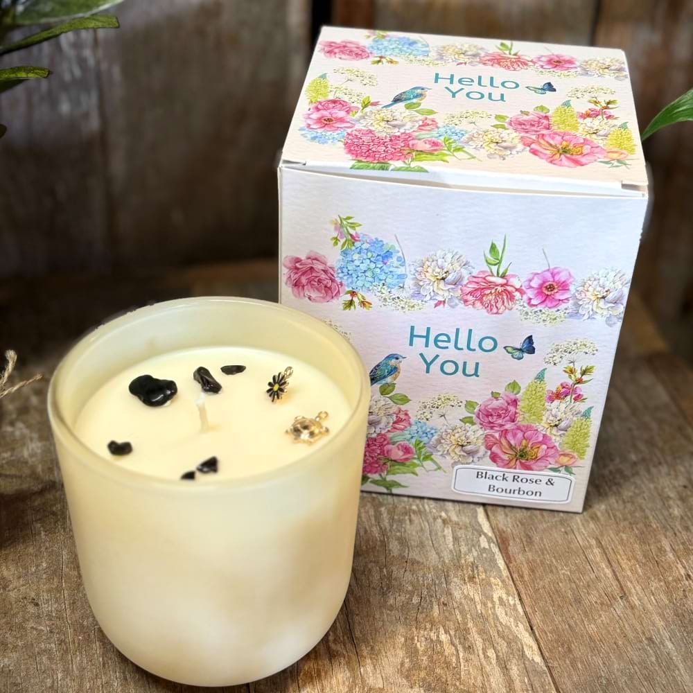 Black Rose & Bourbon Soy Candle