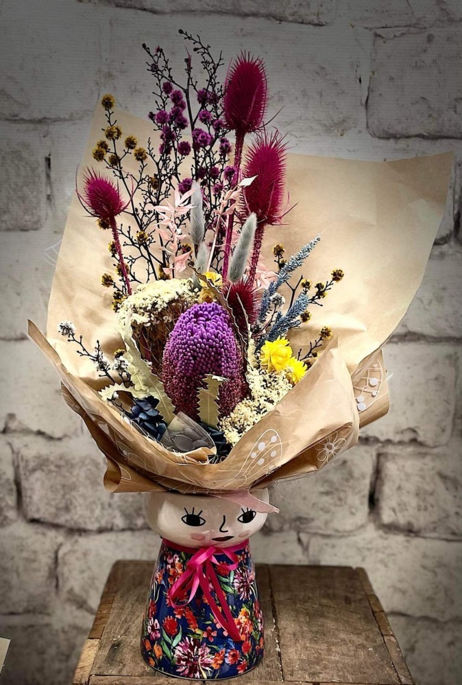 Preserved Bouquet in Vase