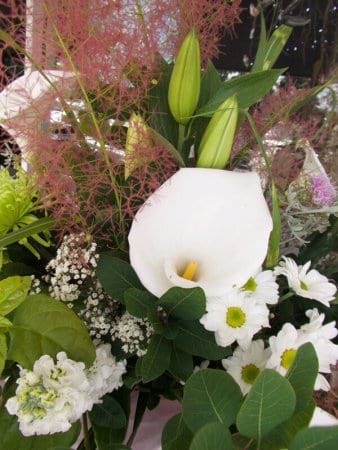 White floral bouquet