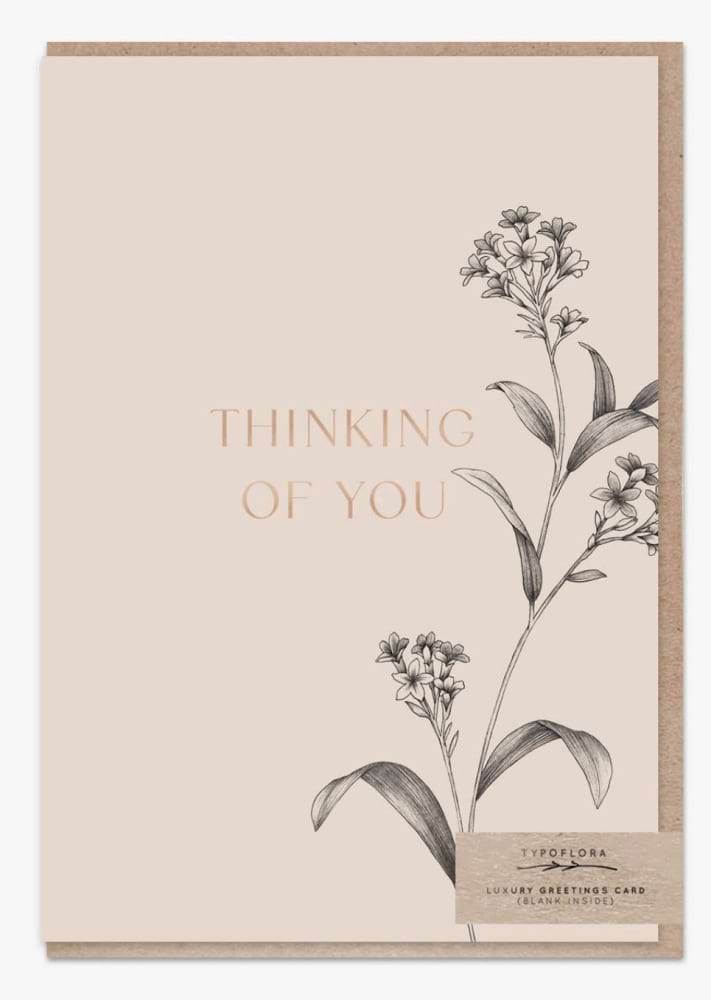 Wildflower Thinking Of You Card