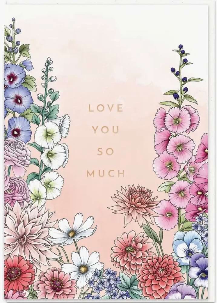 Wildflowers Love You Card
