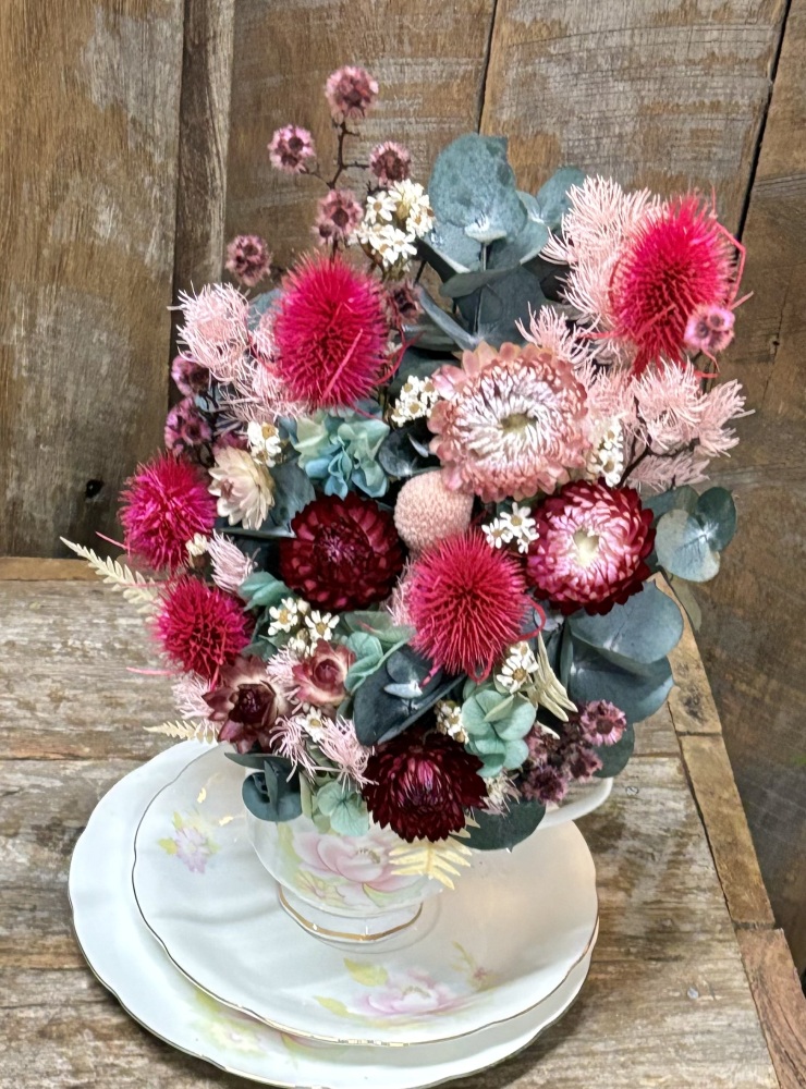 Floral Preserved Teacup 