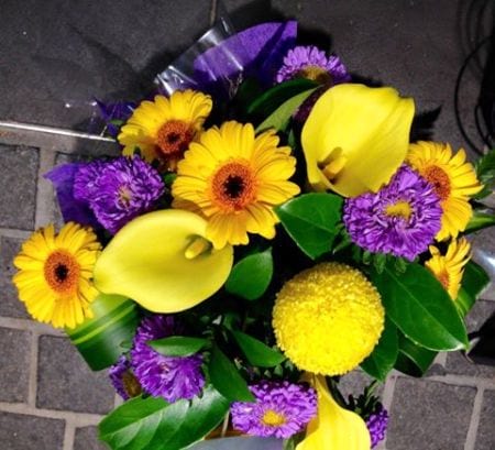 Mauve Burst Arrangement