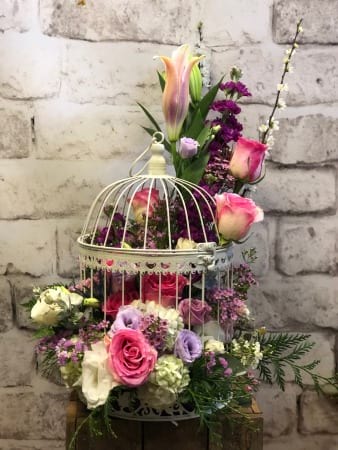 Dream Bird Cage Arrangement