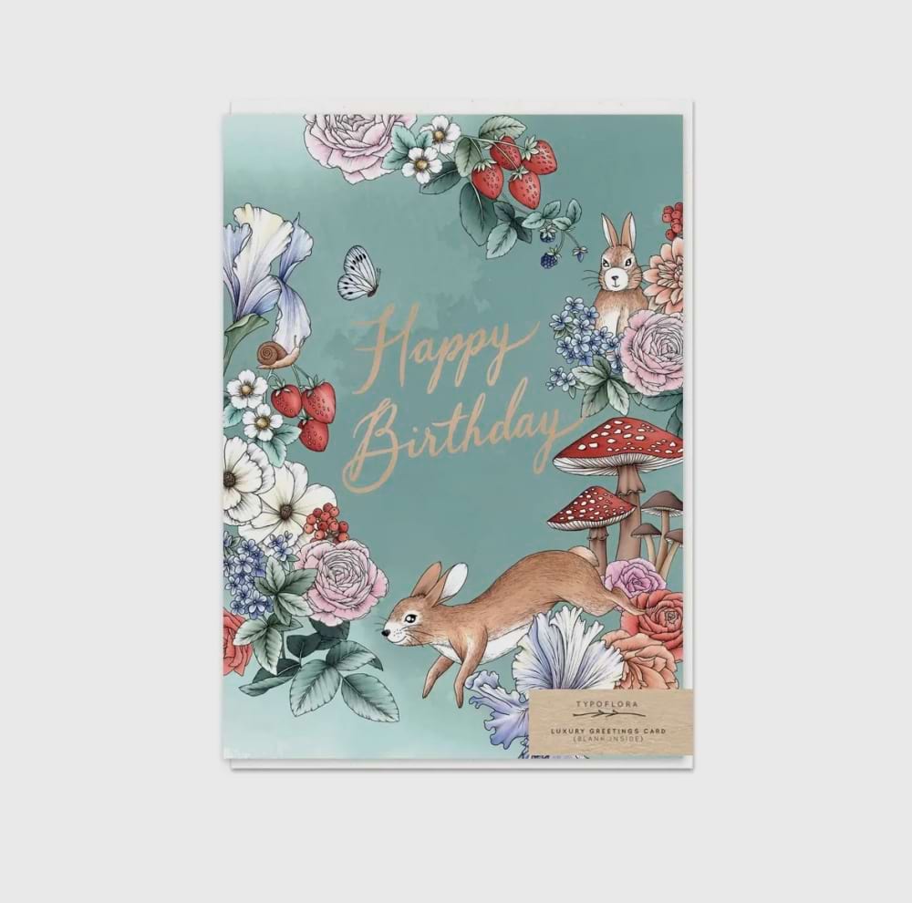 Woodlands Happy Birthday Card