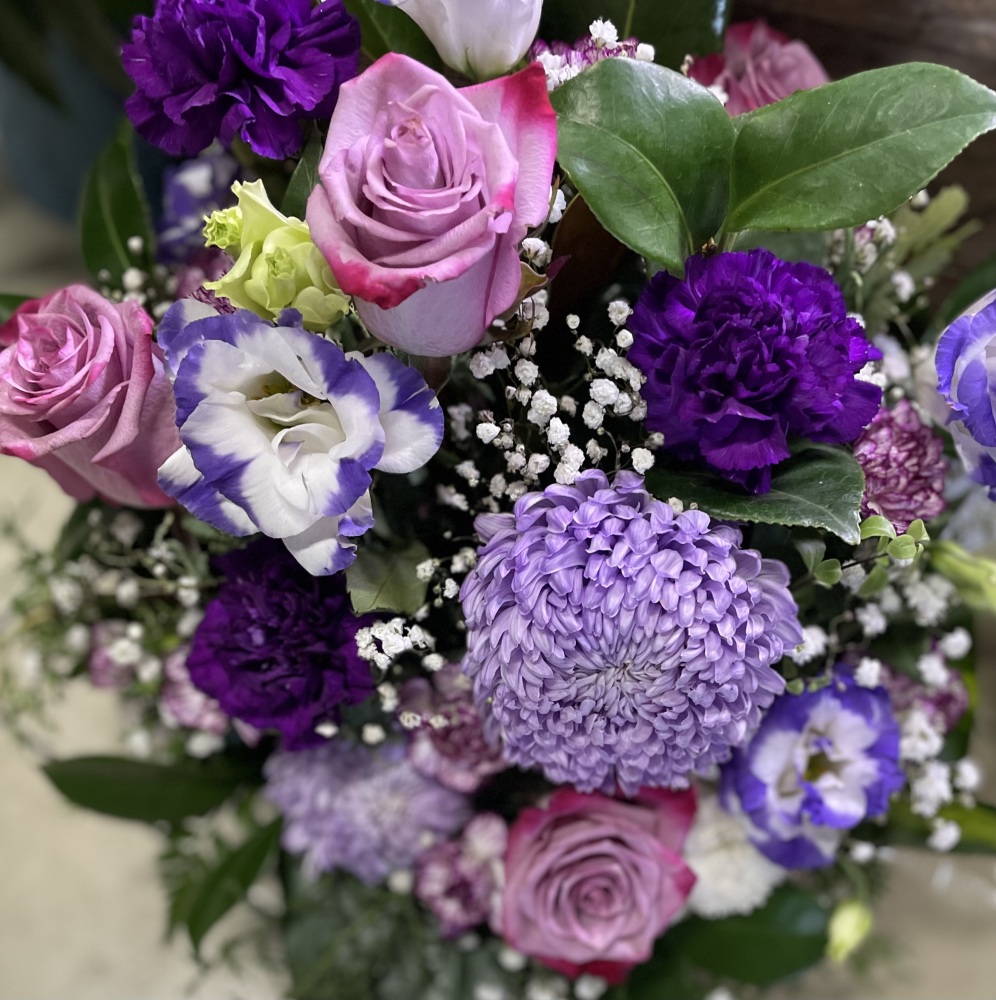 Purple Wedding Bouquet