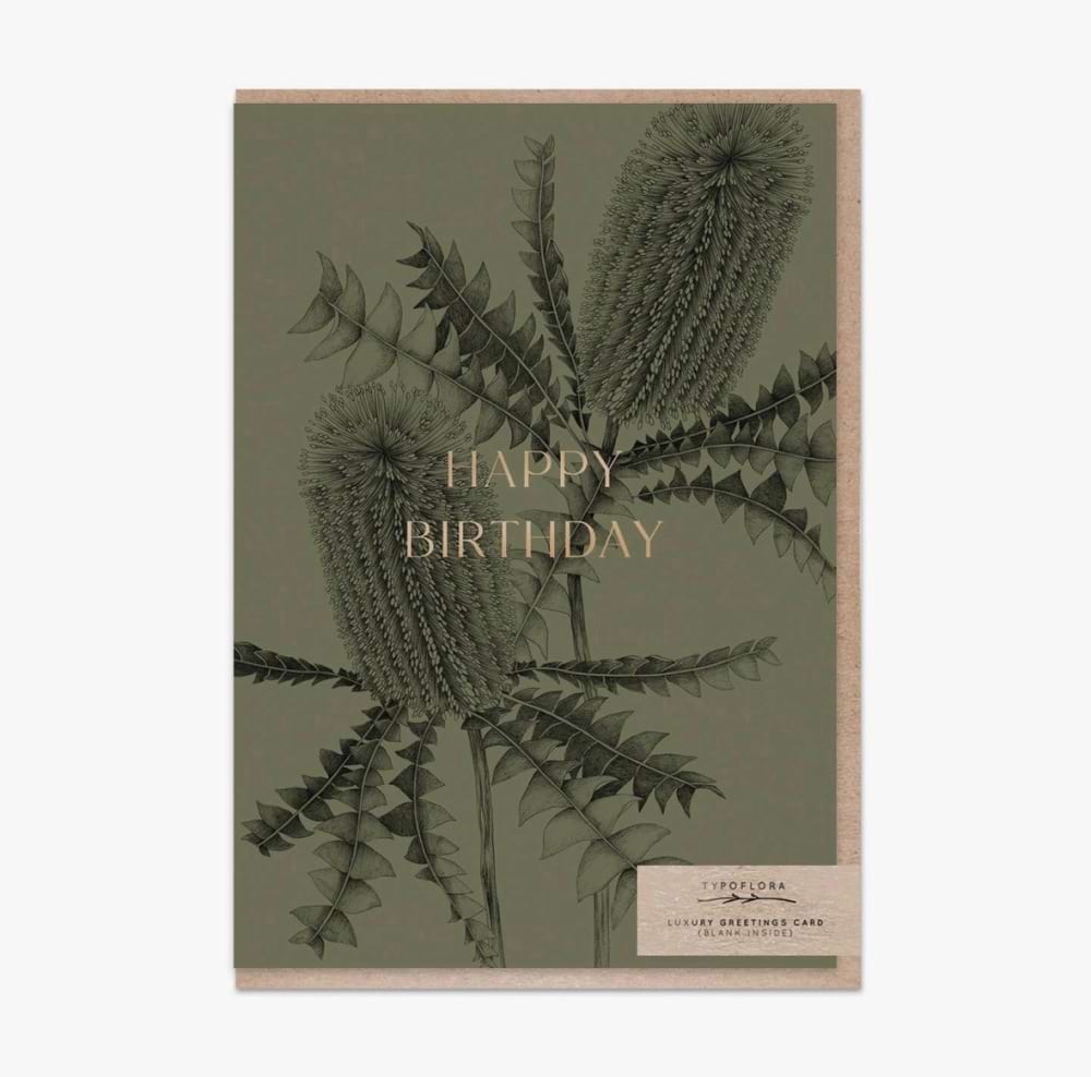 Banksia Birthday Card