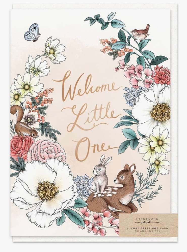 Little One Card Cream
