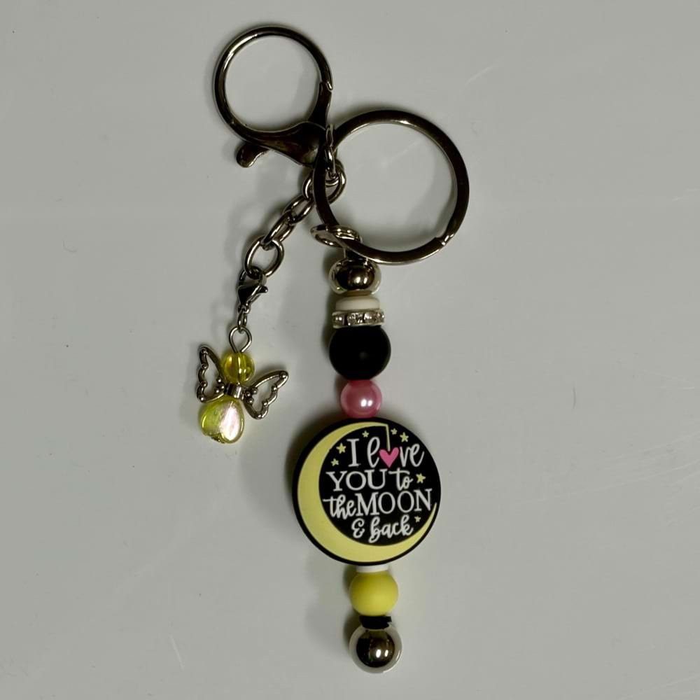 Love You To The Moon & Back Keyring