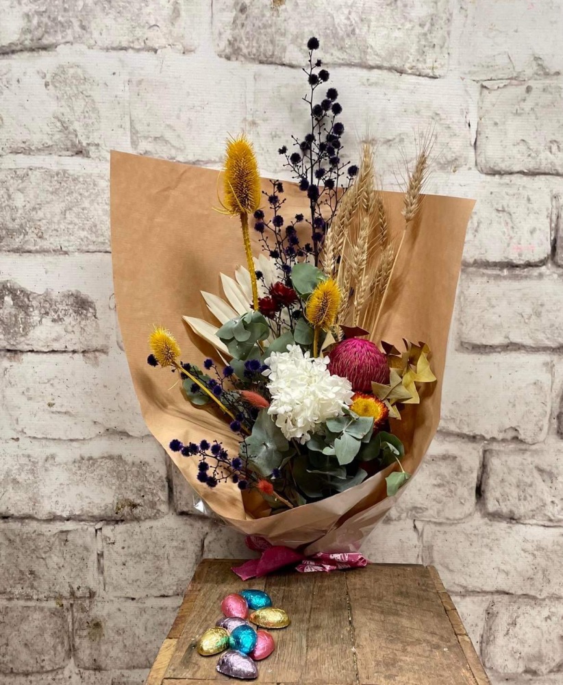 Easter Preserved Bouquet, easter eggs